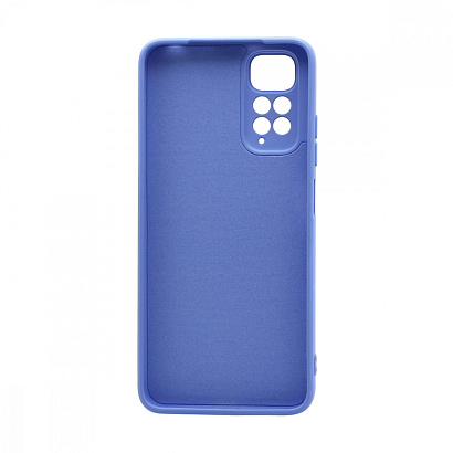 Чехол Silicone Case NEW ERA (накладка/силикон) для Xiaomi Redmi Note 11/Redmi Note 11S голубой