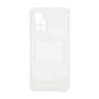 Чехол с кармашком для Xiaomi Redmi 10 прозрачный (001)