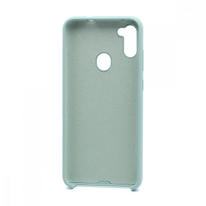 Чехол Silicone Cover Color для Samsung Galaxy A11/M11 (002) бирюзовый