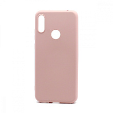 Чехол Silicone Case NEW ERA (накладка/силикон) для Huawei Honor 8A/Y6 2019 светло розовый
