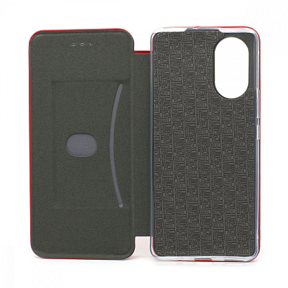 Чехол-книжка BF модельный (силикон/кожа) для Huawei Nova 8 красный
