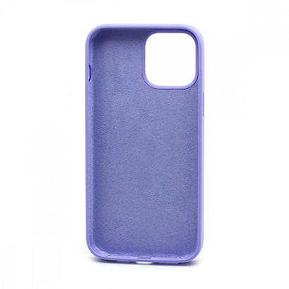 Чехол Silicone Case без лого для Apple iPhone 13 Pro Max/6.7 (полная защита) (041) сиреневый