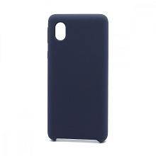 Чехол Silicone Cover Color для Samsung Galaxy A01 Core/M01 Core (008) темно синий