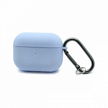 Чехол для наушников AirPods Pro Silicone Case Premium голубой