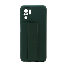 Чехол Magnetic Stend 2 для Xiaomi Redmi Note 10/Redmi Note 10S (007) темно зеленый