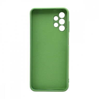 Чехол Silicone Case NEW ERA (накладка/силикон) для Samsung Galaxy A13 зеленый