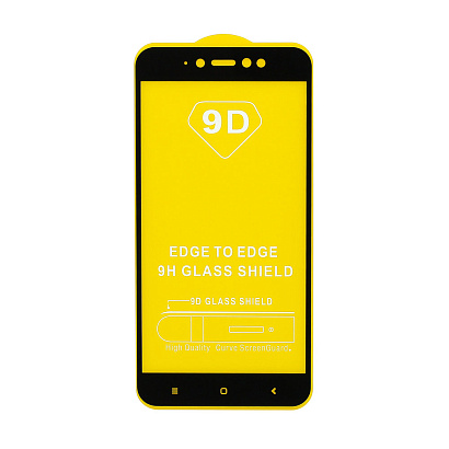Защитное стекло Full Glass для Xiaomi Redmi Note 5A черное (Full GC) тех. пак