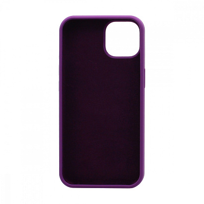 Чехол Silicone Case без лого для Apple iPhone 14/6.1 (полная защита) (045) фиолетовый