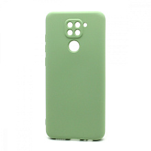 Чехол Silicone Case NEW ERA (накладка/силикон) для Xiaomi Redmi Note 9 зеленый