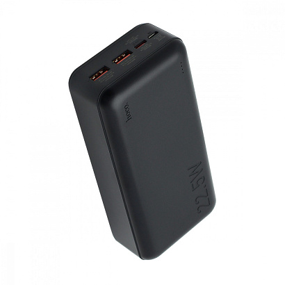 Внешний аккумулятор HOCO J101B Astute 30000 mAh (Micro-USB/Type-C/2USB 3A/LED) черный