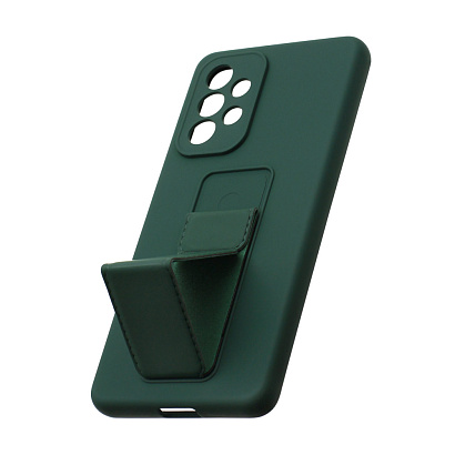 Чехол Magnetic Stend 2 для Samsung A53 (007) темно зеленый