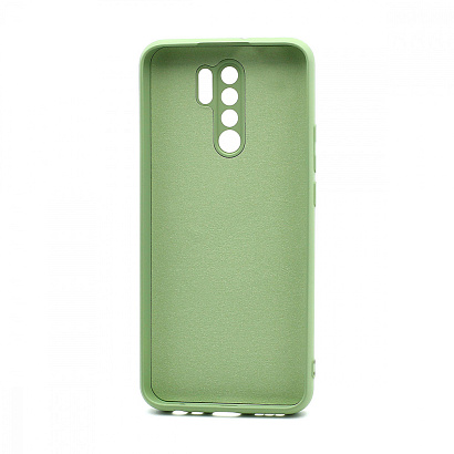Чехол Silicone Case NEW ERA (накладка/силикон) для Xiaomi Redmi 9 зеленый