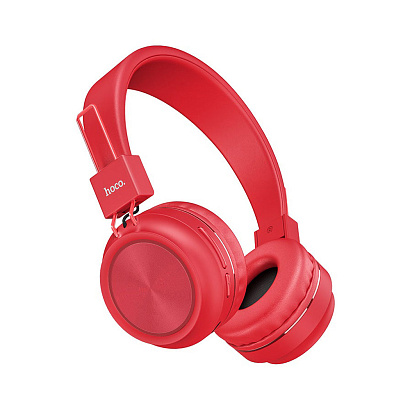 Наушники полноразмерные Bluetooth HOCO W25 красные