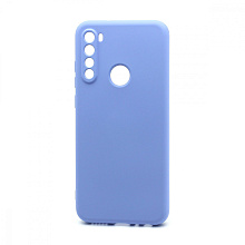 Чехол Silicone Case NEW ERA (накладка/силикон) для Xiaomi Redmi Note 8T голубой