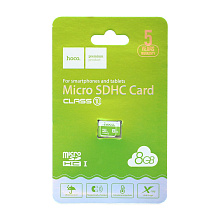 Карта памяти MicroSDHC Hoco 8GB Class 10 без адаптера