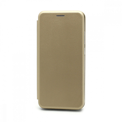 Чехол-книжка BF модельный (силикон/кожа) для Samsung Galaxy A02S/M02S золотистый