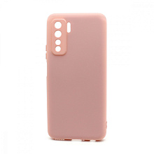 Чехол Silicone Case NEW ERA (накладка/силикон) для Huawei Honor 30S/Nova 7SE светло розовый