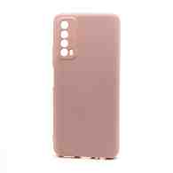 Чехол Silicone Case NEW ERA (накладка/силикон) для Huawei P Smart 2021/Y7a светло розовый