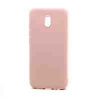 Чехол Silicone Case NEW ERA (накладка/силикон) для Xiaomi Redmi 8A светло розовый