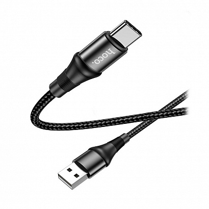 Кабель USB - Type-C HOCO X50 "Excellent" (3А, 100см) черный