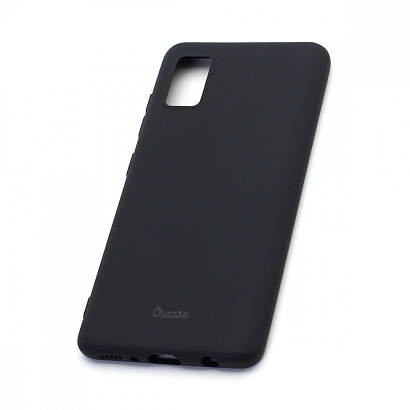 Чехол OU Lovely Fruit для Samsung Galaxy A41 (A415) силикон в блистере матовый черный
