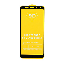 Защитное стекло Full Glass для Xiaomi Redmi 5 Plus черное (Full GC) тех. пак