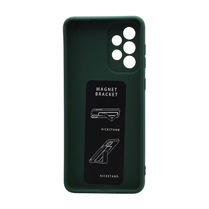 Чехол Magnetic Stend 2 для Samsung A33 (007) темно зеленый
