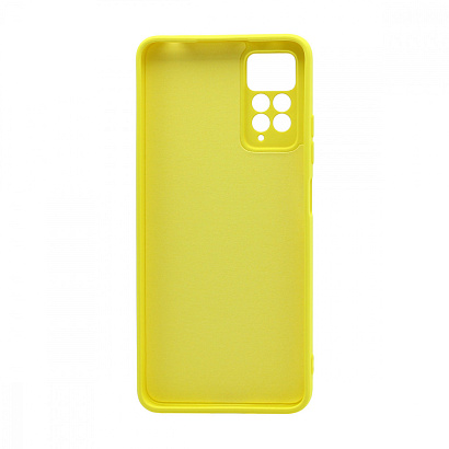 Чехол Silicone Case NEW ERA (накладка/силикон) для Xiaomi Redmi Note 11 Pro желтый