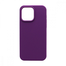 Чехол Silicone Case без лого для Apple iPhone 14 Pro Max/6.7 (полная защита) (045) фиолетовый