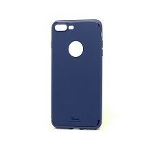 Чехол OU Lovely Fruit для Apple iPhone 7/8 Plus силикон в блистере матовый синий