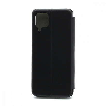 Чехол-книжка BF модельный (силикон/кожа) для Samsung Galaxy A12 черный