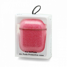 Чехол для наушников AirPods 2 шарики розовый