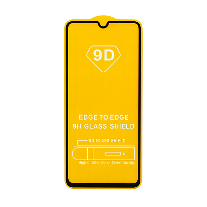 Защитное стекло Full Glass для Samsung Galaxy A70 (A705) черное (Full GC) тех. пак