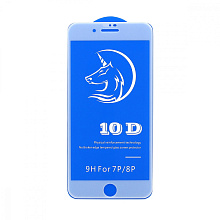Защитное стекло 6D (T.M) для Apple iPhone 7 Plus/8 Plus белое тех. пак