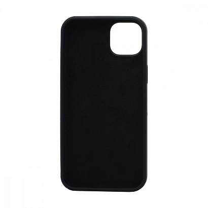 Чехол Silicone Case без лого для Apple iPhone 14 Plus/6.7 (полная защита) (018) черный