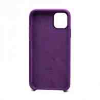 Чехол Silicone Case с лого для Apple iPhone 11/6.1 (045) фиолетовый
