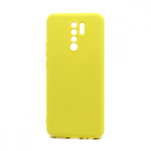 Чехол Silicone Case NEW ERA (накладка/силикон) для Xiaomi Redmi 9 желтый