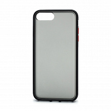 Чехол Shockproof силикон-пластик для Apple iPhone 6/7/8 Plus черно-красный