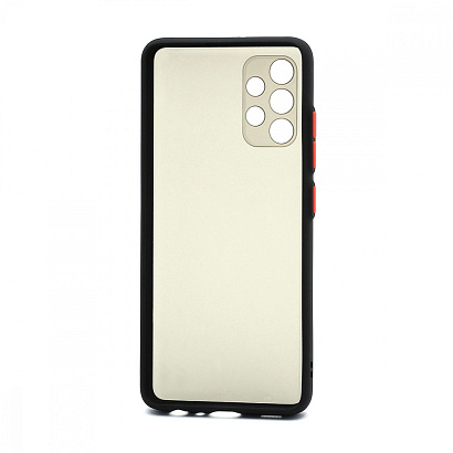 Чехол Shockproof Lite силикон-пластик для Samsung Galaxy A32/4G черно-красный
