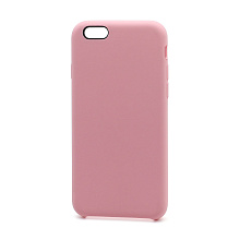 Чехол Silicone Case без лого для Apple iPhone 6/6S (полная защита) (006) розовый