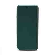 Чехол-книжка BF модельный (силикон/кожа) для Huawei Honor 30S/Nova 7SE зеленый