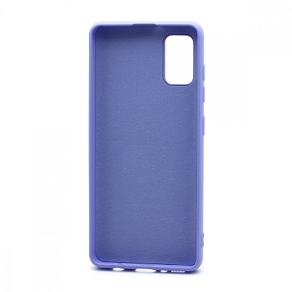 Чехол Silicone Case NEW ERA (накладка/силикон) для Samsung Galaxy A41 сиреневый