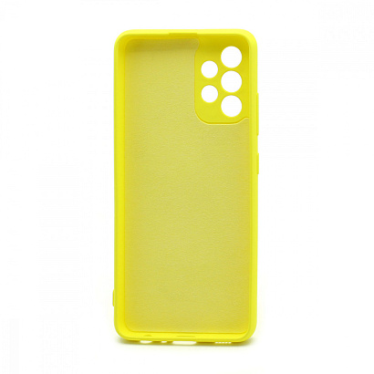 Чехол Silicone Case NEW ERA (накладка/силикон) для Samsung Galaxy A32 4G желтый