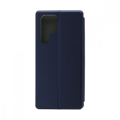Чехол-книжка BF модельный (силикон/кожа) для Samsung Galaxy S22 Ultra синий