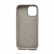 Чехол Silicone Case с лого для Apple iPhone 12 Pro Max/6.7 (полная защита) (007) лиловый