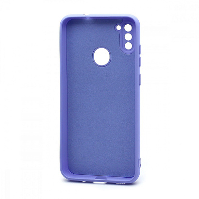 Чехол Silicone Case NEW ERA (накладка/силикон) для Samsung Galaxy A11/M11 сиреневый
