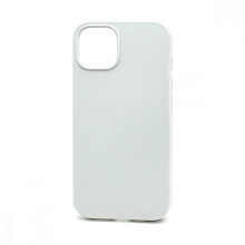 Чехол Silicone Case без лого для Apple iPhone 13/6.1 (полная защита) (009) белый
