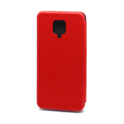 Чехол-книжка BF модельный (силикон/кожа) для Xiaomi Redmi Note 9S/ Redmi Note 9 Pro красный