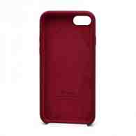 Чехол Silicone Case с лого для Apple iPhone 7/8/SE 2020 (052) бордовый