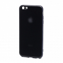 Чехол Silicone case Onyx с лого матовые для Apple iPhone 6/6S Plus черный